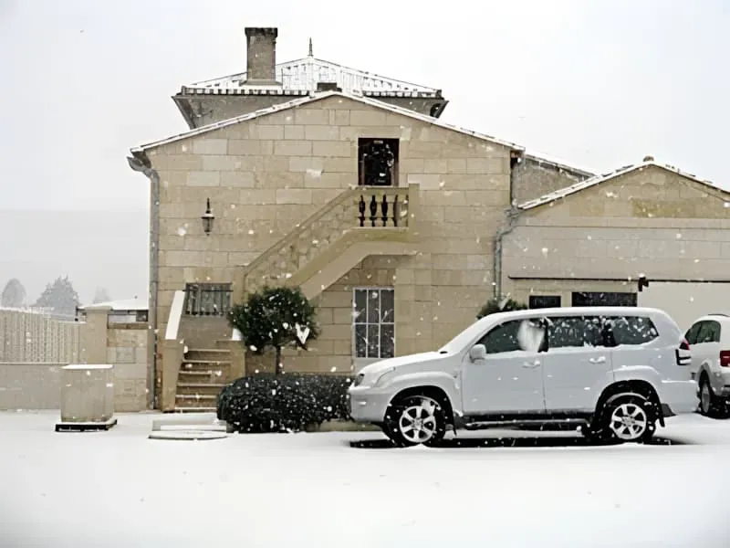 一月的雪！